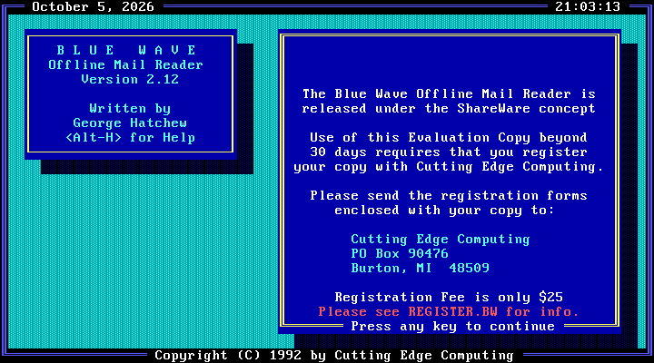 Blue Wave 2.12 Intro